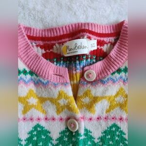 Mini Boden Christmas Cardigan